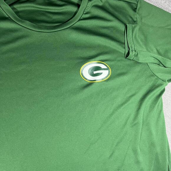 NFL Green Bay Packers Men’s XL Long Sleeve Activewear Shirt with Logo - Picture 2 of 6